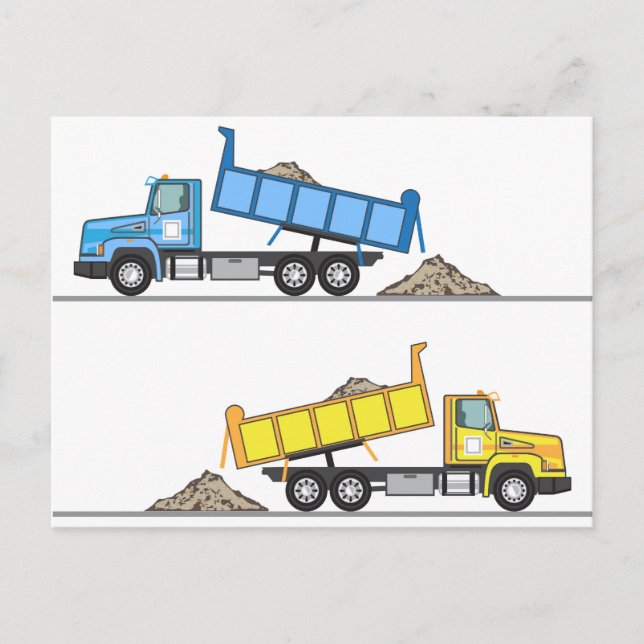 Carte Postale Vecteur Truck (Devant)