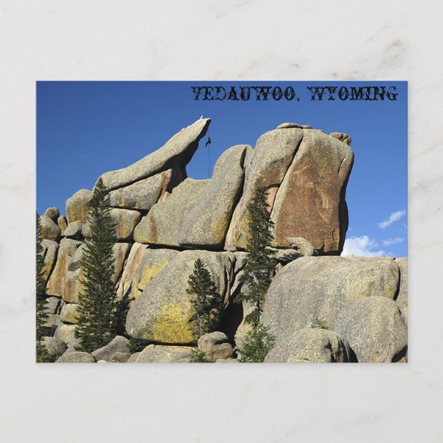 Carte postale Vedauwoo, Wyoming (Devant)