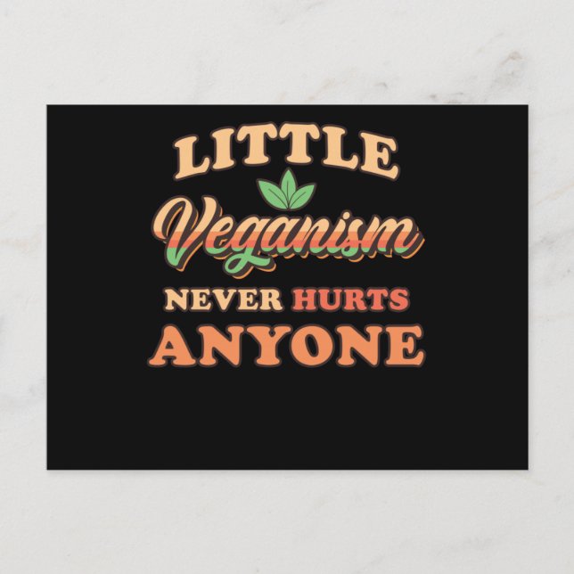 Carte Postale Vegan dit (Devant)