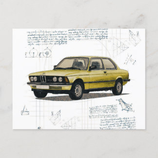 Carte Postale Véhicule BMW vintage