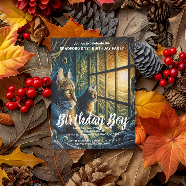 Carte Postale Veilleurs à moustaches (Créateur téléchargé)