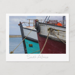Carte Postale Velddrif West Coast Harbour Boats Afrique du Sud S