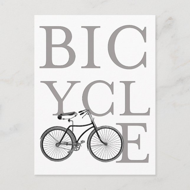 Carte Postale Vélo (Devant)