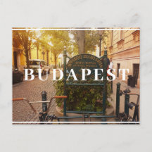 Carte postale Vélo Budapest