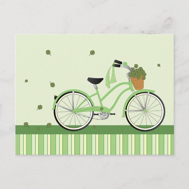 Carte Postale Vélo de mars (Devant)