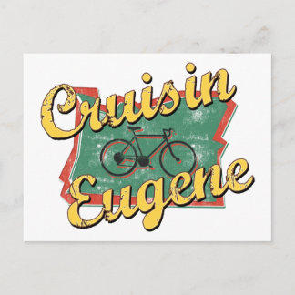 Carte Postale Vélo Eugene Cruise Oregon