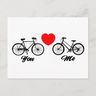 Carte Postale Vélo Je T'Aime