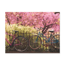 Carte postale Vélo Love