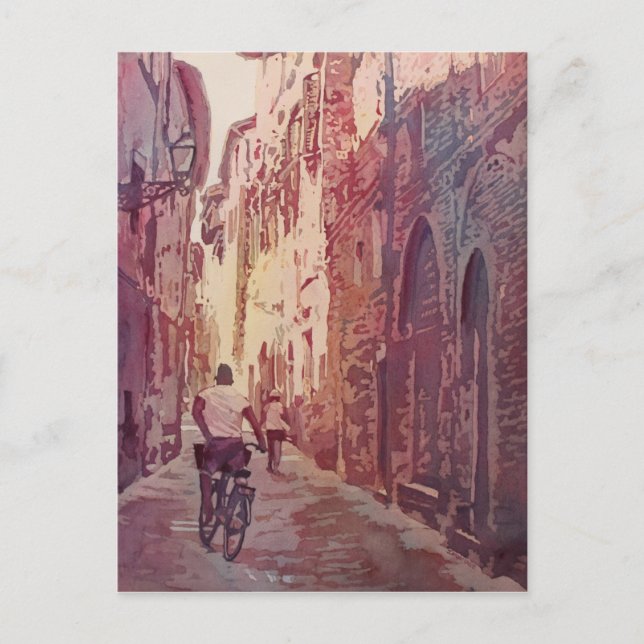 Carte Postale Vélo Lucca (Devant)