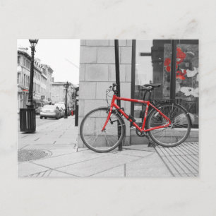 Carte postale vélo postcard