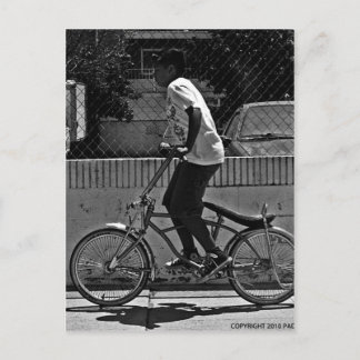 Carte Postale Vélo pour garçon