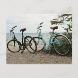 Carte Postale Vélo sur l'île - Mackinac Island, Michigan