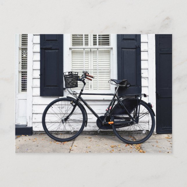 Carte Postale Vélo sur Meeting St, Charleston, Caroline du Sud (Devant)
