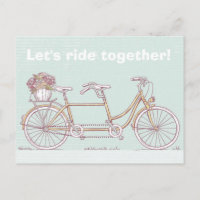 Vélo Tandem vintage