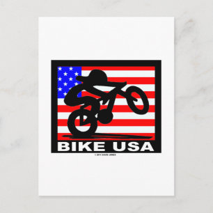 Carte Postale Vélo USA