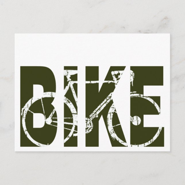 Carte Postale vélo . vélo / vélo bien (Devant)
