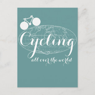 Carte Postale vélo vélo vélo pédale