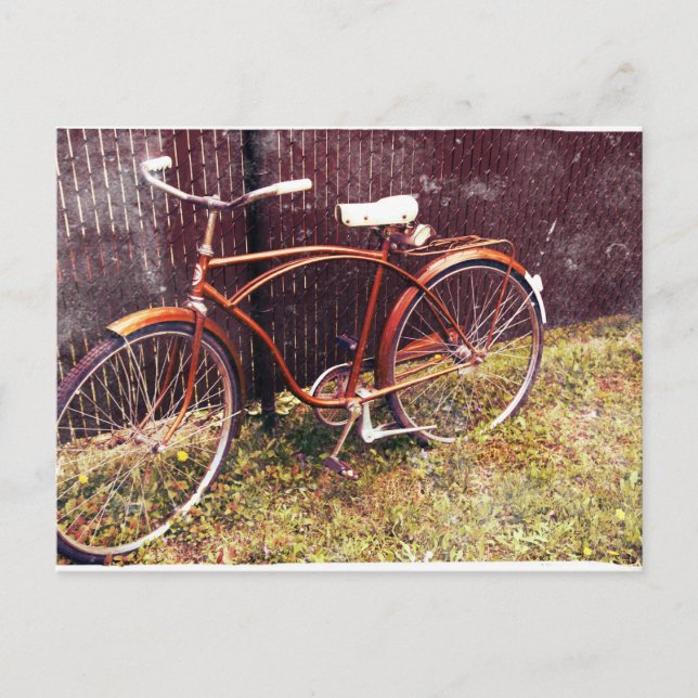 Carte Postale Vélo vintage (Devant)