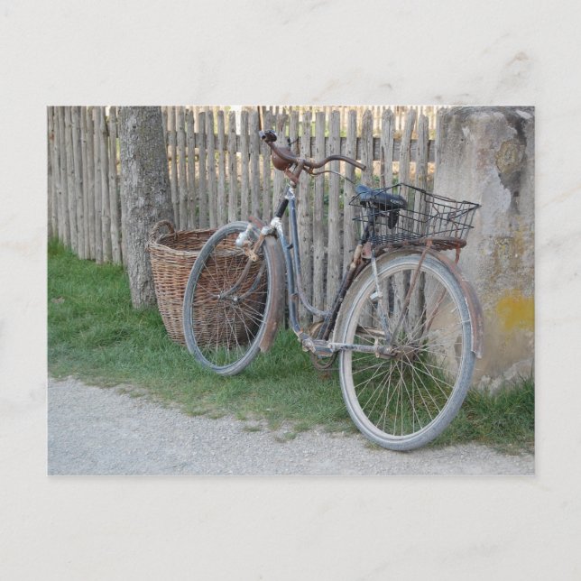 Carte Postale Vélo vintage (Devant)