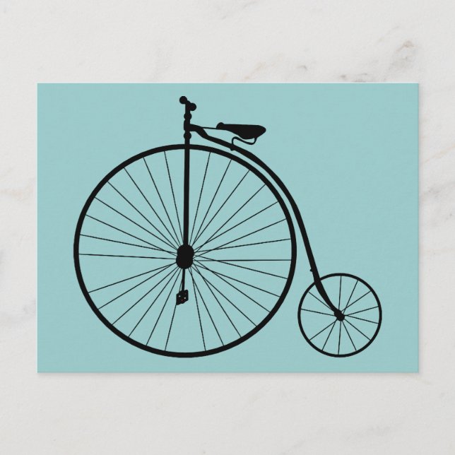 Carte Postale Vélo vintage (Devant)