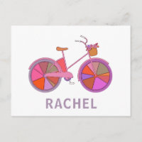 Vélo Vintage coloré avec fleurs Illustration
