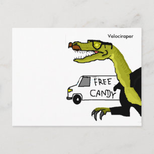 Carte Postale Velociraper