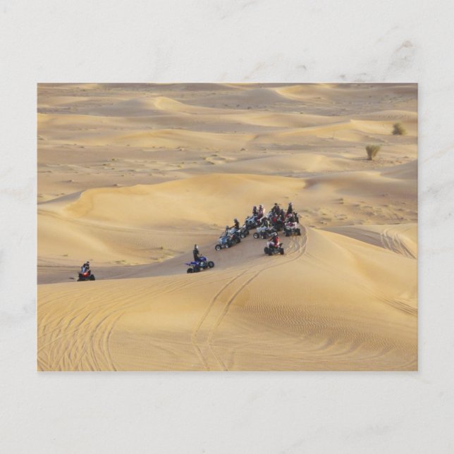 Carte Postale Vélos de quad du désert, Dubaï (Devant)