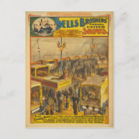 Vend Brothers Zoological Marvels Circus Poster