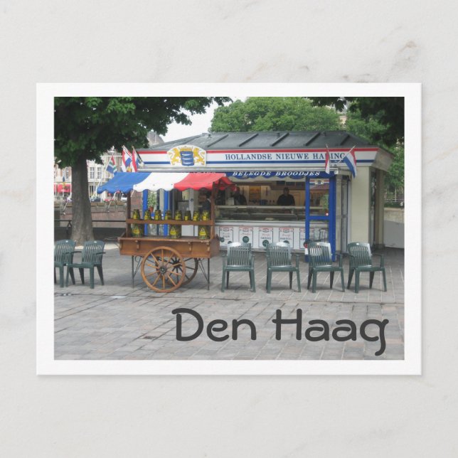 Carte Postale Vendeur de hareng (Devant)