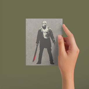 Carte Postale Vendredi 13   Personnage de Jason Voorhees