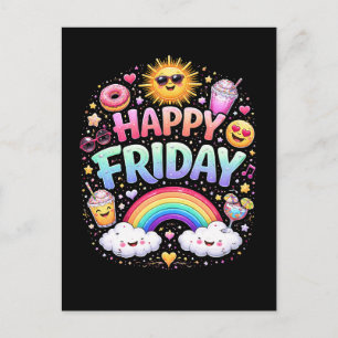 Carte Postale Vendredi heureux
