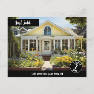 Carte Postale Vendu Immobilier Marketing Marqué