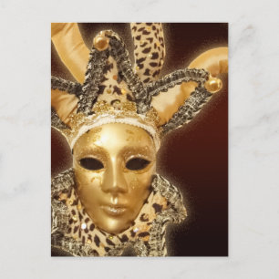 Carte postale Venetian Jester Mask