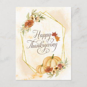 Carte Postale Venez en sa présence avec la Bible de Thanksgiving