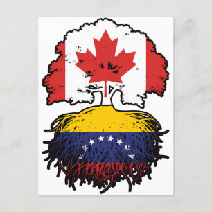 Carte Postale Venezuela Venezuela Canada vénézuélien racines d'a