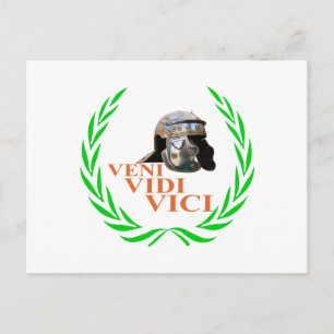 Carte Postale Veni Vidi Vici