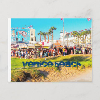 CARTE POSTALE VENICE BEACH ENTERTAINMENT CYCLE