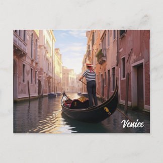 Carte Postale Venice Italy Travel