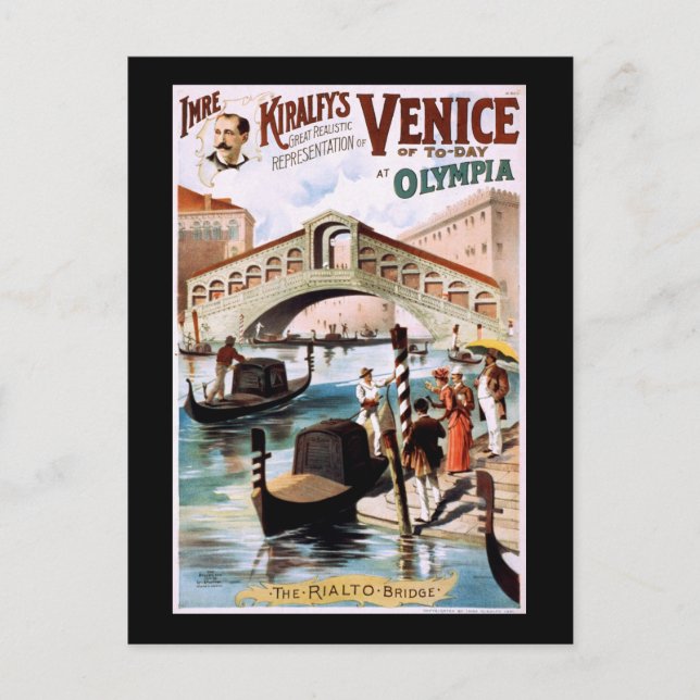 Carte Postale Venise d'aujourd'hui à Olympia (Devant)
