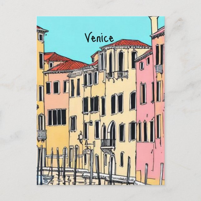 Carte Postale Venise Italie (Devant)