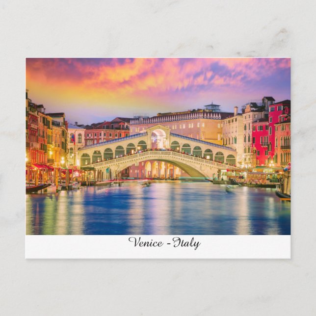 Carte Postale Venise Italie (Devant)