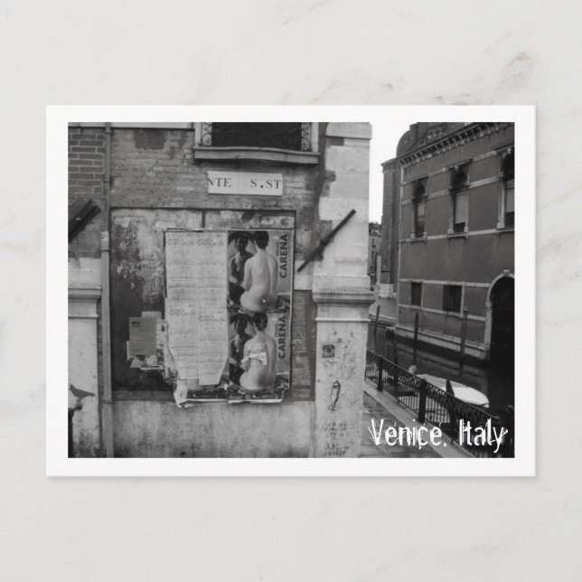Carte Postale Venise, Italie (Devant)