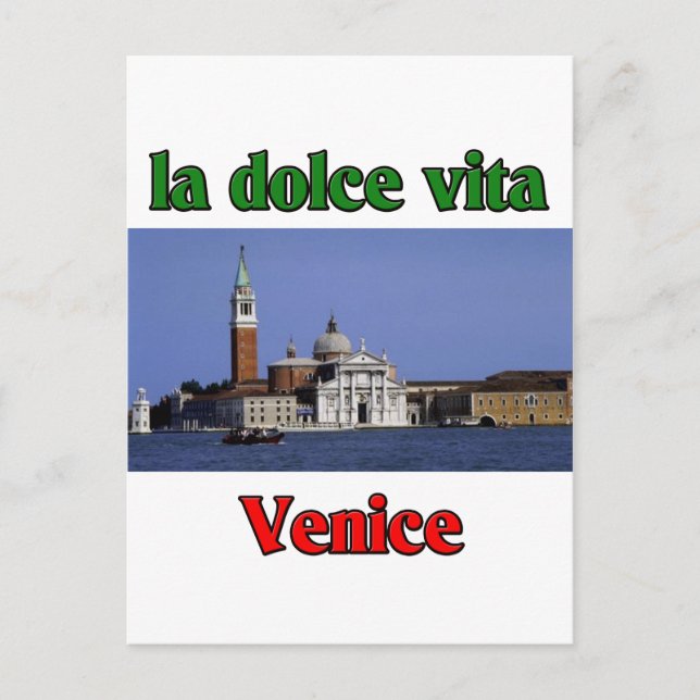 Carte Postale Venise Italie (Devant)
