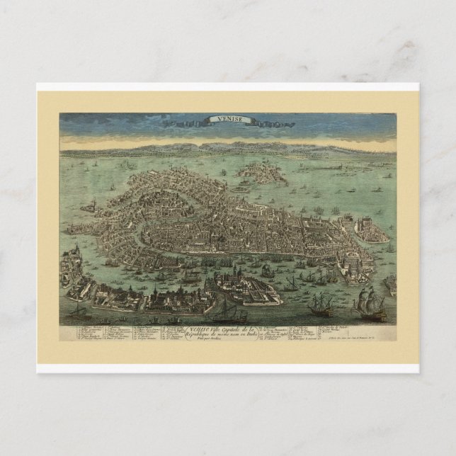 Carte Postale Venise Italie 1798 (Devant)