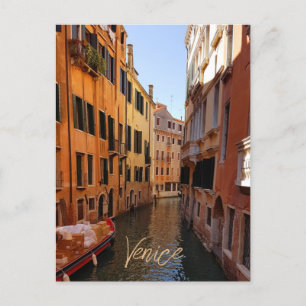 Carte Postale Venise Italie Canal Bâtiments Voyage
