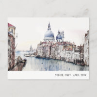 Venise Italie Canaux Aquarelle Voyage italien