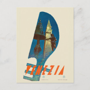 Carte Postale Venise Italie Venise Affiche Voyage 1930