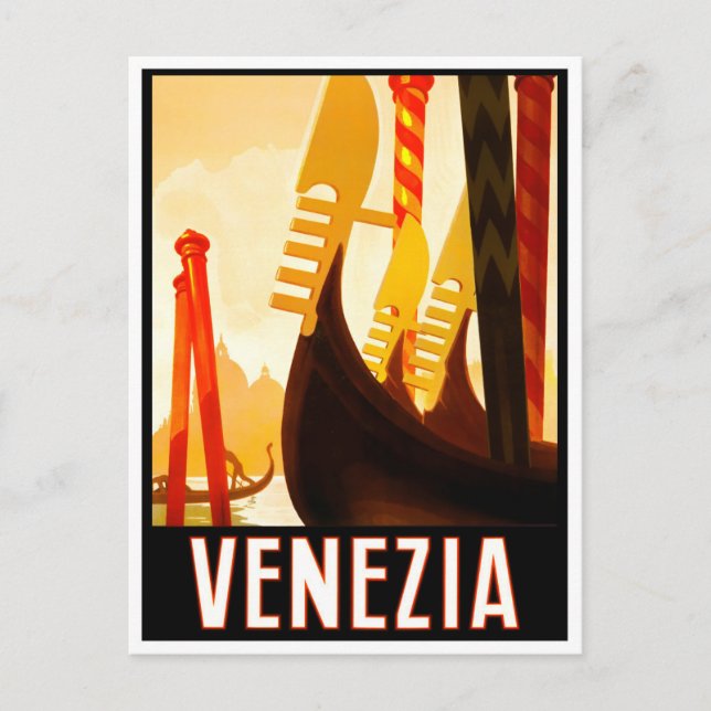 Carte Postale Venise Italie voyage vintage (Devant)