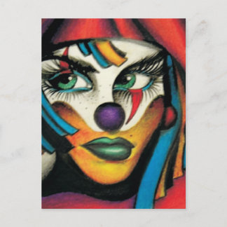 Carte Postale venise le clown