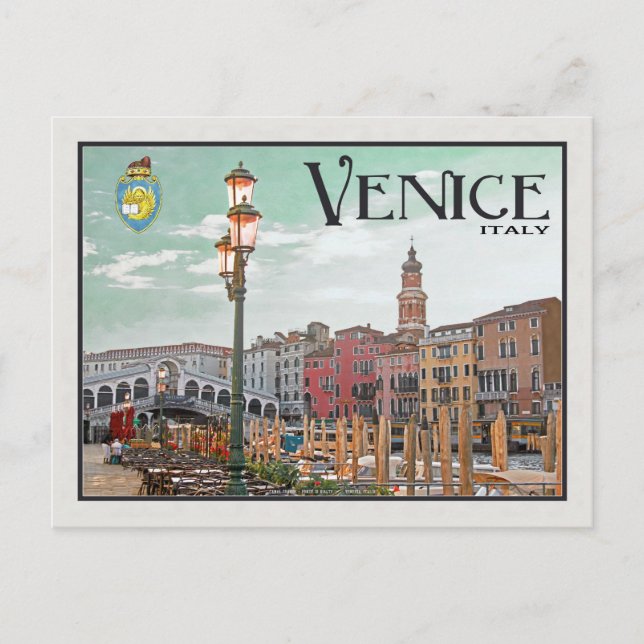Carte Postale Venise - Le Grand Canal (Devant)